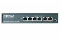 Коммутатор неуправляемый PoE 6 портов 10/100 Мб/с 1хPoE до 30В