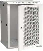 Шкаф LINEA W 12U 600x600 мм дверь перфорированная RAL7035