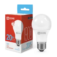 Лампа светодиодная LED-A60-VC 20Вт 230В Е27 6500К 1900Лм IN HOME