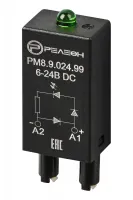 Модуль индикации и защиты, LED + Диод (+ A1), 6-24ВDC
