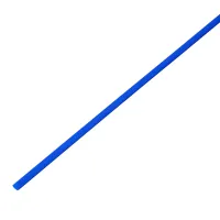 Трубка термоусаживаемая ТУТ 3,0/1,5 мм синяя, 1 м
