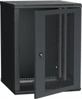 Шкаф LINEA W 12U 600x600 мм дверь перфорированная RAL9005