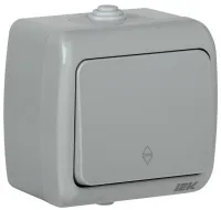 AQUATIC Выключатель 1 клавишный открытой установкипроходной IP54 ВС-20-1-2-A