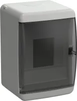 Корпус пластиковый навесной на 4 модуля КМПн-4 IP41 TEKFOR Mini белый