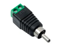 Разъем RCA штекер с клеммной колодкой