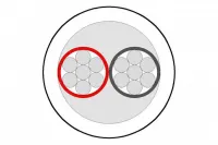 Кабель слаботочныйдля систем сигнализации 2*022 кв.мм катушка 200 м