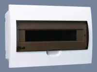 Щит распределительный встраиваемый ЩРВ-П-18 IP41 пластиковый прозрачная дверь