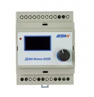 Терморегулятор для наружных систем обогрева ДЕВИ Meteo 850R на шину DIN, с датчиком температуры на проводе, 8А